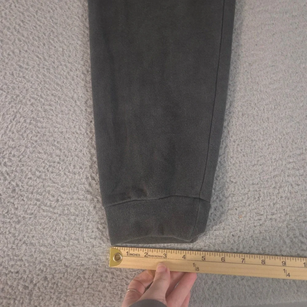 Adidas Sweatpants Mens Large Gray‎ Tapered Leg French Terry Jogger Pockets Logo